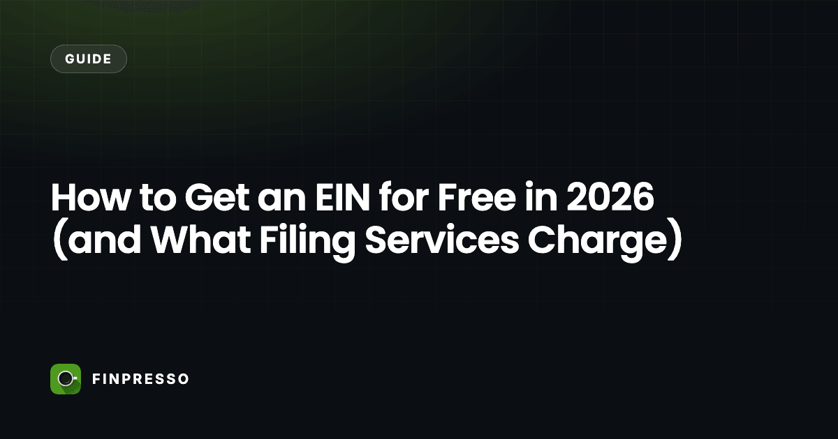 How to Get an EIN for Free in 2026 (and What Filing Services Charge)