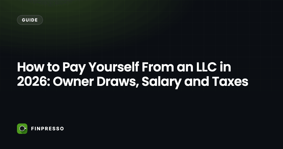 How to Pay Yourself From an LLC in 2026: Owner Draws, Salary and Taxes