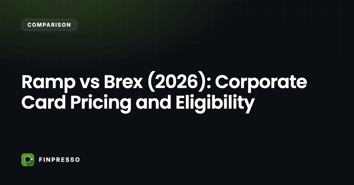Ramp vs Brex (2026): Corporate Card Pricing and Eligibility