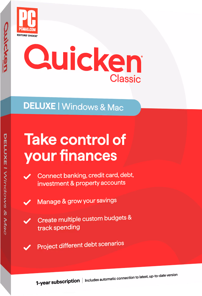 Quicken product screenshot
