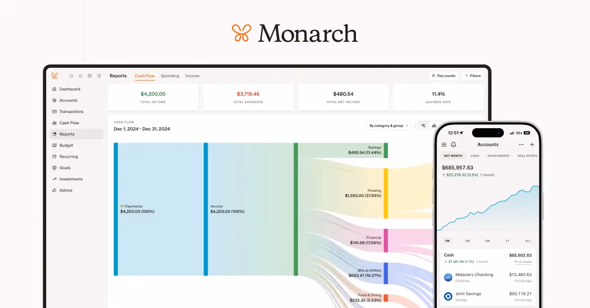 Monarch Money product screenshot