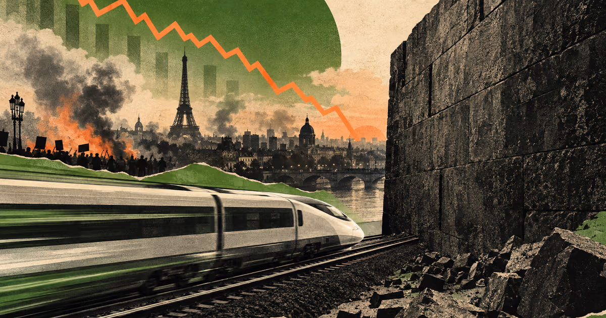 France's Economy Shrank as Inflation Hit 3.4%, and Its Finance Minister Warns It Is Headed Straight for a Wall